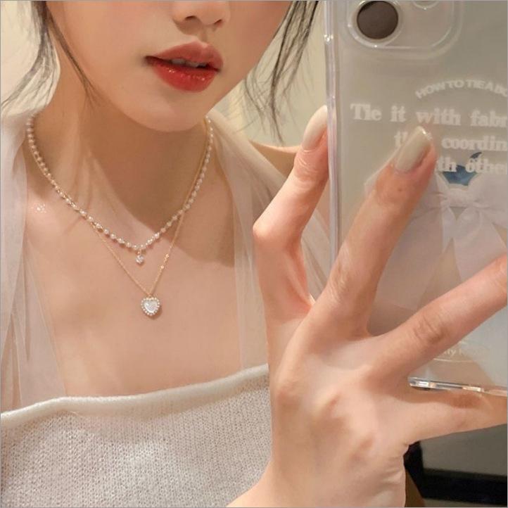Sparkling cute~ Spot autumn necklace women's light luxury niche design temperament to give girlfriend gift necklace
