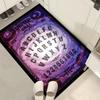 1pc Ouija Chat Board Pattern Non-Slip Area Rug -  Crystal Fleece, Durable Polyester, Perfect for Living Room, Bedroom, Do