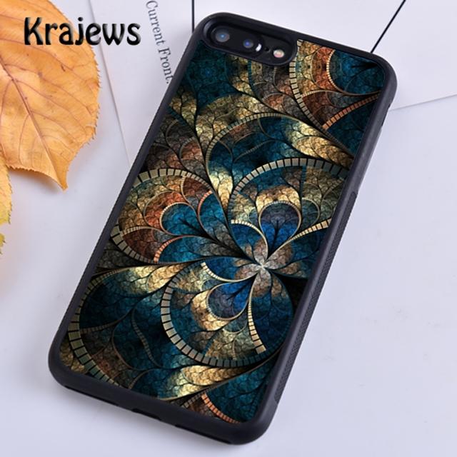 Krajews Indian Style Coloful Mandala Phone Case Cover For iPhone 17 Air 16 15 14 Plus 11 12 13 Pro Max Coque Fundas