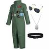 Halloween Pilot Uniform for Kids: Party & Sports Group Costume Set