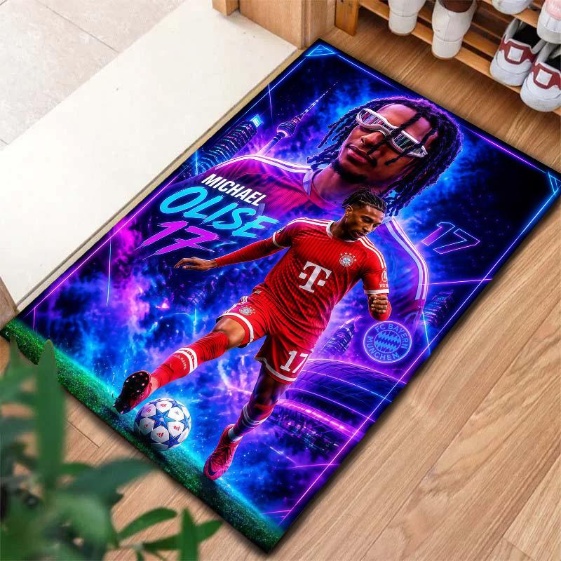 Bayern Munich Football Jersey Carpet Rug For Living Room Bedroom Home Sofa Decoration Kids Play Nonslip Floor Mat