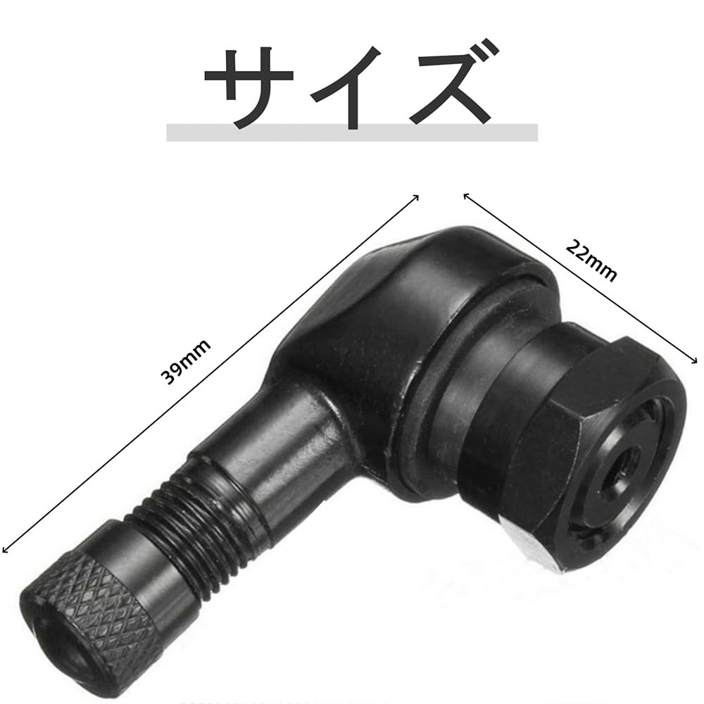 Air Valve, Set of 2, Aluminum, Universal Wheel Valve, Car Motorcycle Tire Valve Stem,