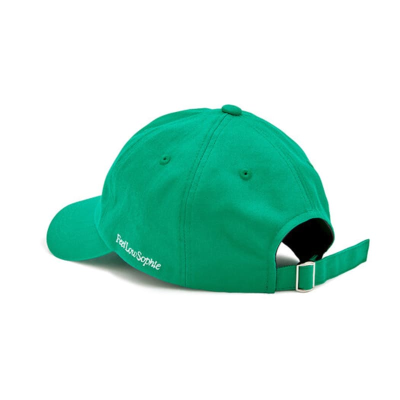 FEEL LOW SOPHIE PHILOSOPHY LOGO BASECAP GRÜN