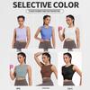 Women's Sexy Sleeveless Sports Crop Top - Yoga & Running Fitness Vest