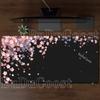 cartoon Mouse Pad Sakura Flower Cherry Blossom Non-Slip base Rubber Anime Gaming Mousepad overlock PC Office HD printing DeskMat