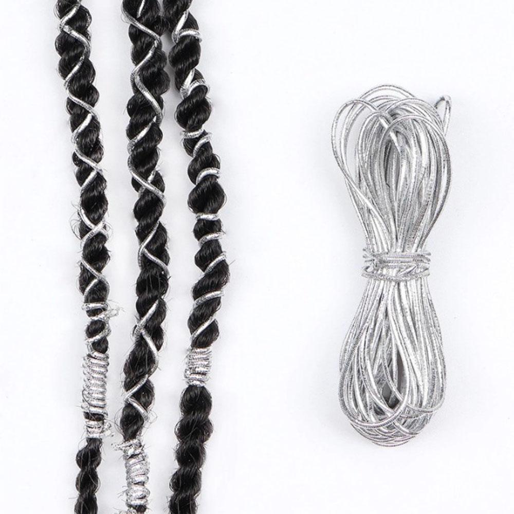 Styling Hair Decoration Braiding Hair Strings Hair Accessories Dreadlock Beads Braided Elastic Rope
