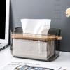 Waterproof Transparent Tissue Box Adjustable Facial Tissue Holder  Home Living Room