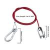 Heavy Duty Durable Stainless Steel Caravan Trailer Breakaway Rope Brake Cable Safety Wire Braked Hitch Accessories Parts Kit.