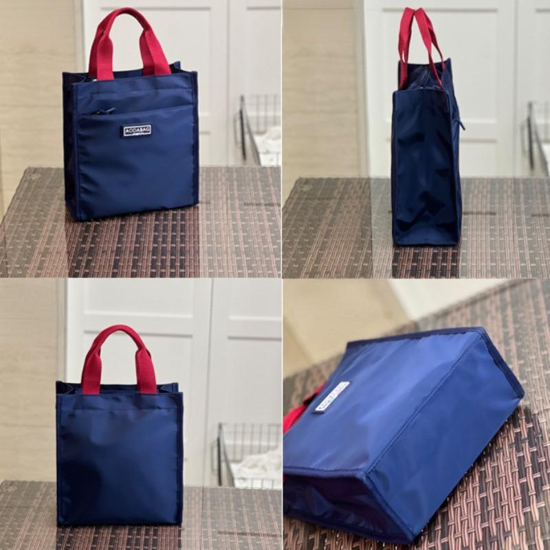1Pc Portable Student Book Bags Tote Briefcase Travel Top-handle Bags for Women Oxford Handbag Work File Bag Carrying Mommy