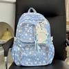 Schoolbag new Korean version ins high value, fresh, sweet and cute star bar pain bag women's lightweight large-capacity backpack