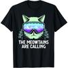 Cool Snowboard For Men Women Kids Ski Lover Mountain Skier T-Shirt(1)