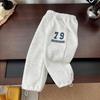 Boys' 2026 Spring Long-Sleeve Stand-Collar Half-Zip Hoodie & Pants Set