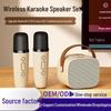 All-in-One Portable Bluetooth Speaker & Microphone for Outdoor Live Streaming, Home, and Kids’ Karaoke.