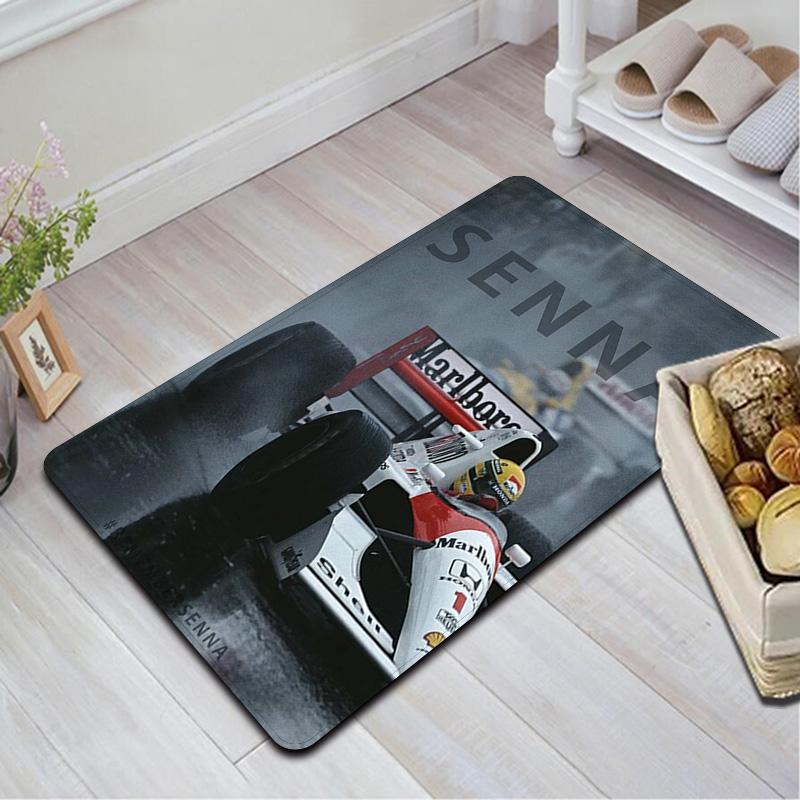 Ayrton Senna racing Rug Floor Mat for Living Room or Bedroom Soft and Comfortable Carpet a Gift for Birthday and Holiday.NFF0928194