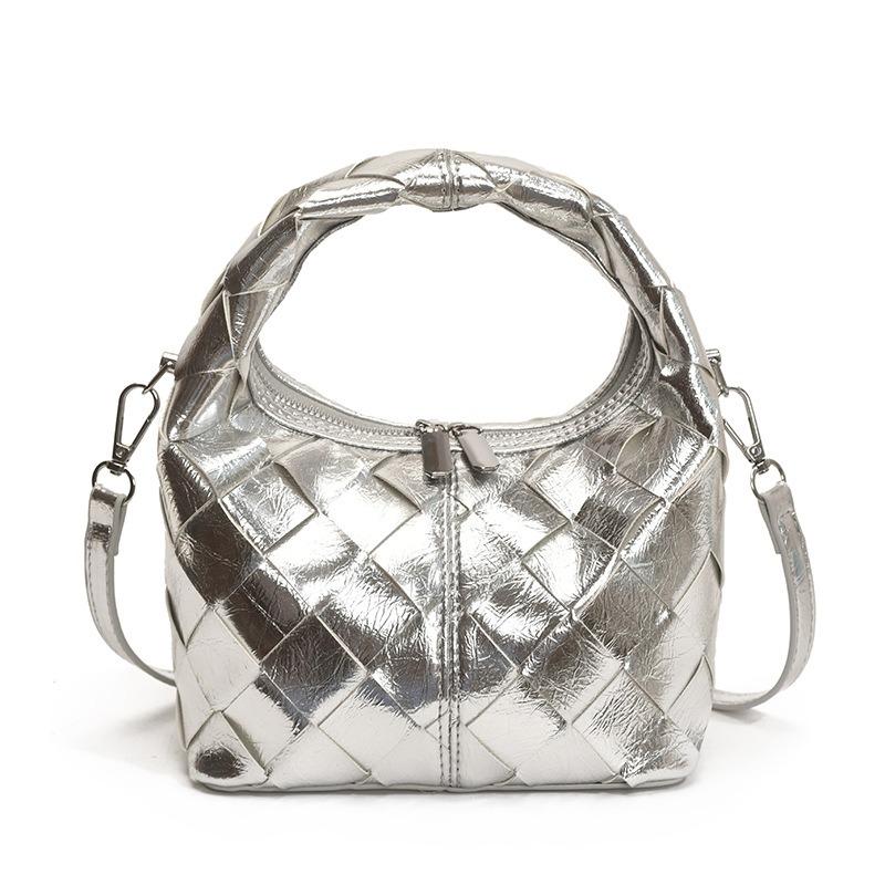 Nischen-Webhandtasche Damentasche Sommer Temperament Diamant vielseitig Pendler Umhängetasche Tide