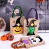 Kids Ornament Trick Or Treat With Handle Tote Bag Candy Bag Halloween Decoration Gift Pouch