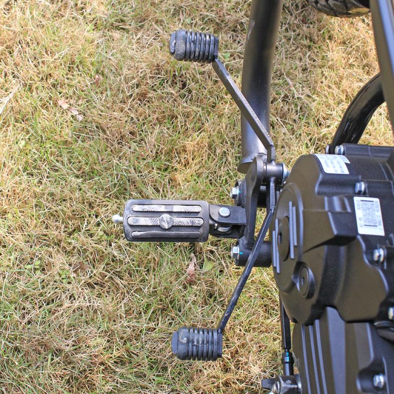 Zongshen Cyclone RA250 Crash Bar, Gear Lever, Backrest Rack, and Side Bag Modification Parts