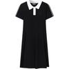 Fitted Simple Knitted Polo Dress Women Dresses F11W633308F