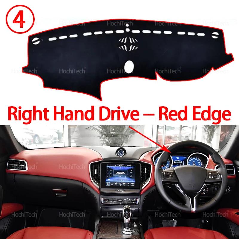 Dashboard Cover Pad Anti-Slip Mat Sunshade Dashmat Carpet Accessories For Maserati Ghibli M157 2014-2024 2016 2018 2019 2020
