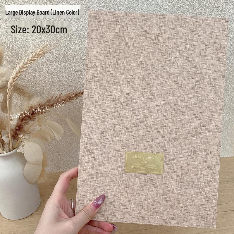 Woven Texture Nail Art Display Board - Large & Small Sizes, Wearable Nails, Live Stream Photo Props