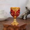 1pc Diamond-encrusted Wine Cup Hand Engraved Embossed Goblet  Bars Restaurants Home Decor