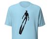 Freediving Mens Kids T Shirt: Apnea Dive, Unisex Design