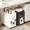 Oxford Cloth Laundry Basket, Mobile Rolling Cart, Multipurpose Organizer, Storage Basket with Caster Wheels for Office School