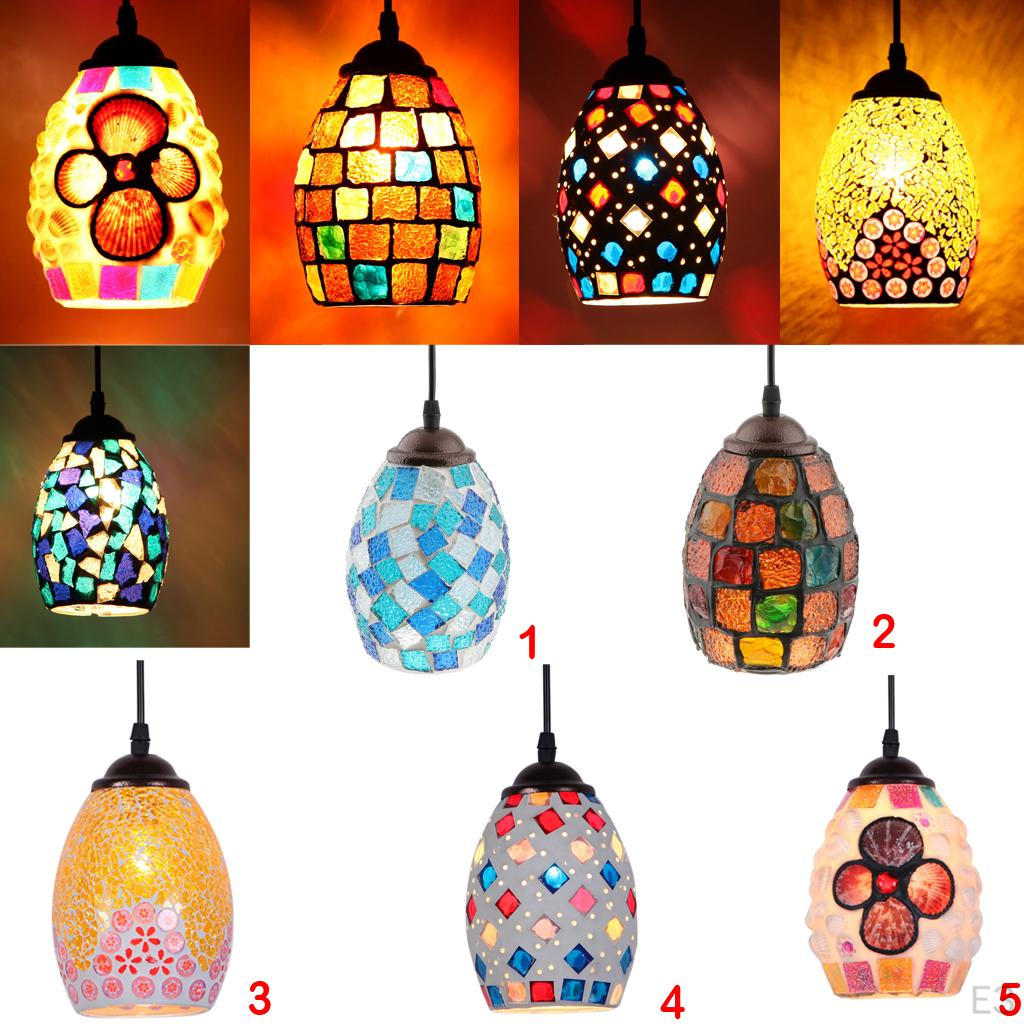 Ceiling Lampshade Lamp E27 Holder Lighting Compliments Bulb Cage Hood Shape