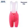 KEMALOCE Radsport-Trägershorts für Damen, Pink und Schwarz, Größe M-XL, schnell trocknende Damen-Fahrradshorts