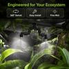 Dubbele Nevelsproeier 360 Graden Rotatie Reptielen Nevelsysteem Landschap Watertank