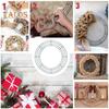 20cm/25cm Metal Hoop Wreath Frame Wire Ring Flower Garland Holder DIY Wreath Making Supplies for Festival Wedding Party