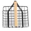 Fruit Basket Holder Black Hollow Design Multifunctional Iron 2 Tier Fruit Storage Shelf for Living Room Kitchen Dining