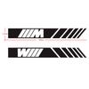 2Pcs Car Stripe Stickers Rearview Mirror Reflective Vinyl Decals Decoration For BMW M E34 E36 E60 E90 E46 E39 E70 F10 F20 F30 X5 X6 X1 M3 M5 M6 E71