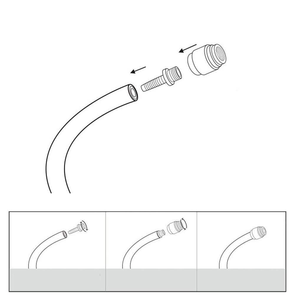 Bike Bicycle Disc Brake Hose Barb Insert & Olive & Connecting Nut/ For-SRAM