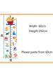 Cartoon Height Measure Decals For Kids Room Wall Decor Growth Children Chart PVC Wall Stickers Bedroom Decor DIY Wall Mural Art