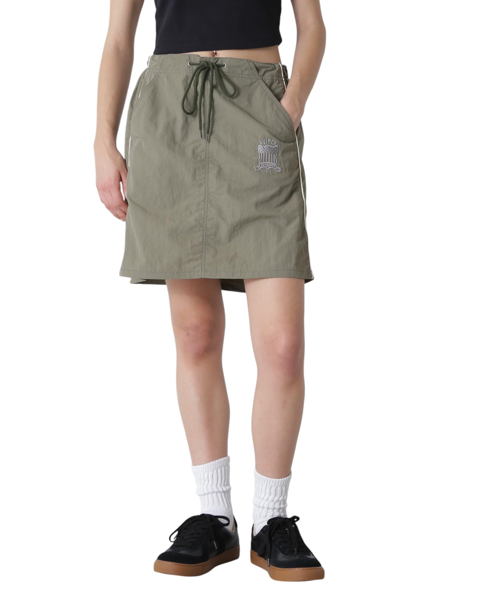 AVIREX SIGNATURE SKIRT Women s F 310 Olive 783-4216604