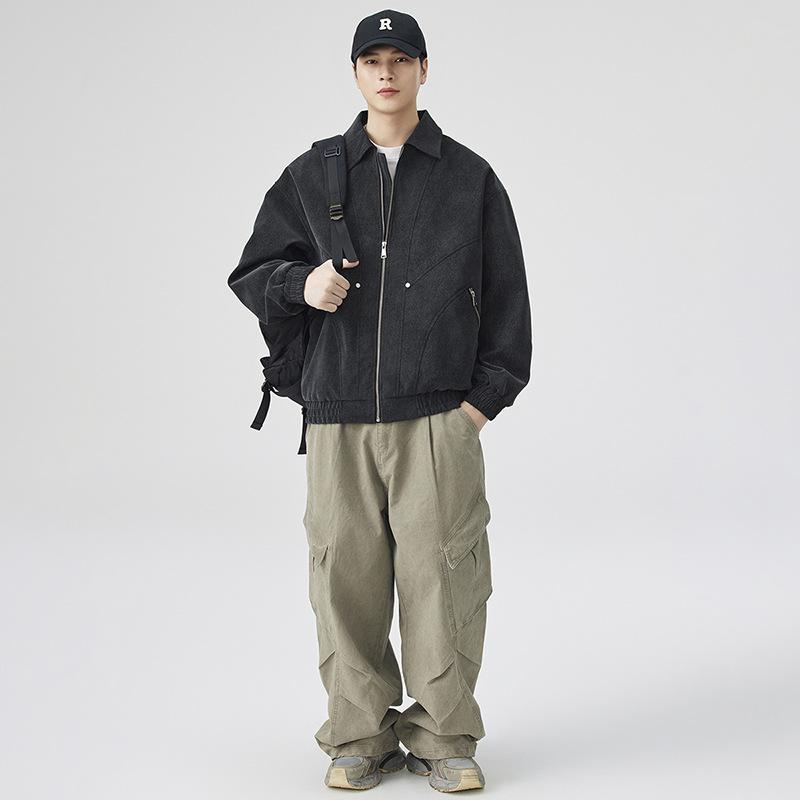 Jacket Men's Color Blocking 2025 Autumn and Winter New Men's Youth Windproof Fashion Casual Top Jacket Trend