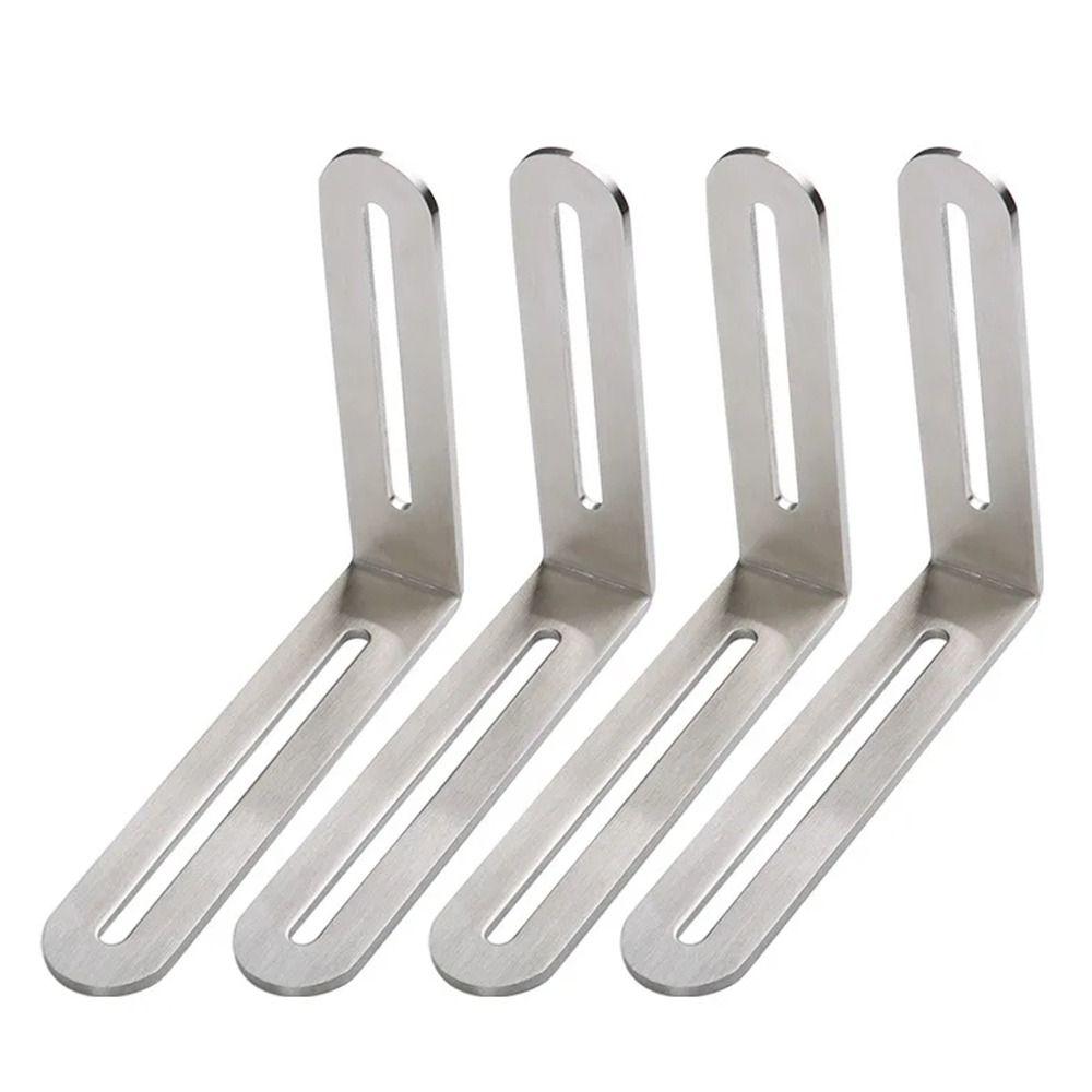 1/2Pcs Furniture Fastener Angle Bracket Shelf Support Bracket  Cabinet Screens Wall