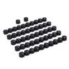 Motorcycle Part 77 Piece Black Caps Cover Kit For 2004-2015 Harley Sportster Engine & Misc Bolt Nut