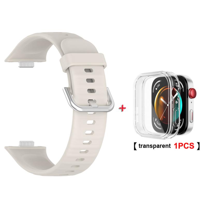 Pulseira de substituição para Huawei Watch Fit 3 Pulseiras de silicone Pulseira para Huawei FIT 3 Acessórios de pulseira de relógio