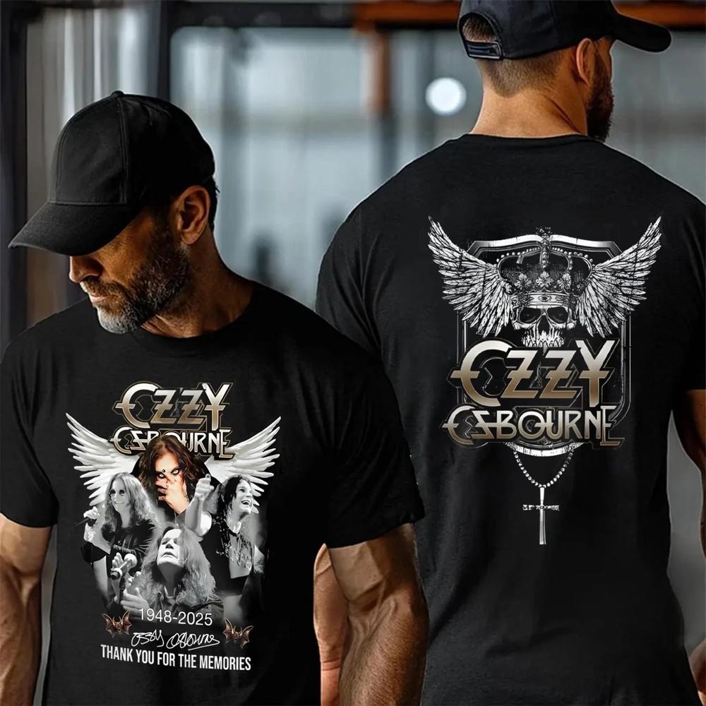 Новая одежда Оззи Осборн благодарит вас за воспоминания 1948-2025 Футболка Унисекс Футболка S