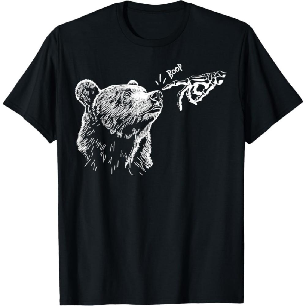 

Boop Bear Black Grizzly Bears Cool Funny for Men Women Kids T-Shirt XXXXXL чёрный