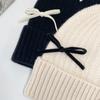 Women's Ribbon Beanie Simple Bone Ballet Core Hat