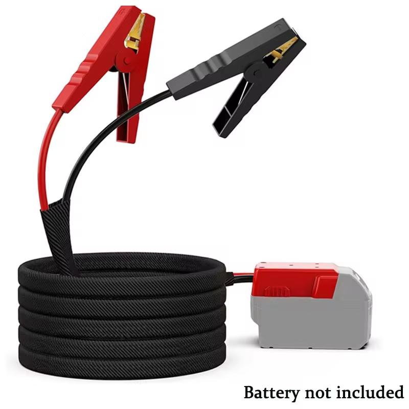 

8 калибров автомобильный аккумулятор воспламенитель пусковой пусковой для Milwaukee 18V литий-ионный аккумулятор автомобильные пусковые кабели аварийные комплекты питания