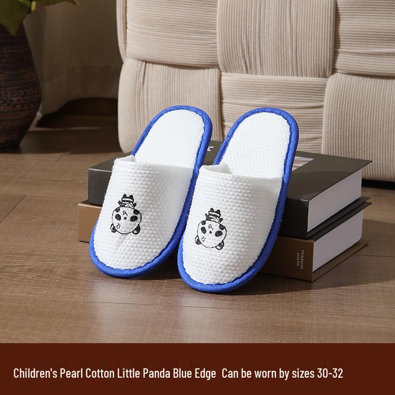 Kids' Portable Non-Slip Slippers for Travel and High-End Hospitality.
