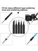 Iron Head Solder Tip Black Alloy Coating for 900M 936 937 938 969 8586 852D Soldering Iron Tips