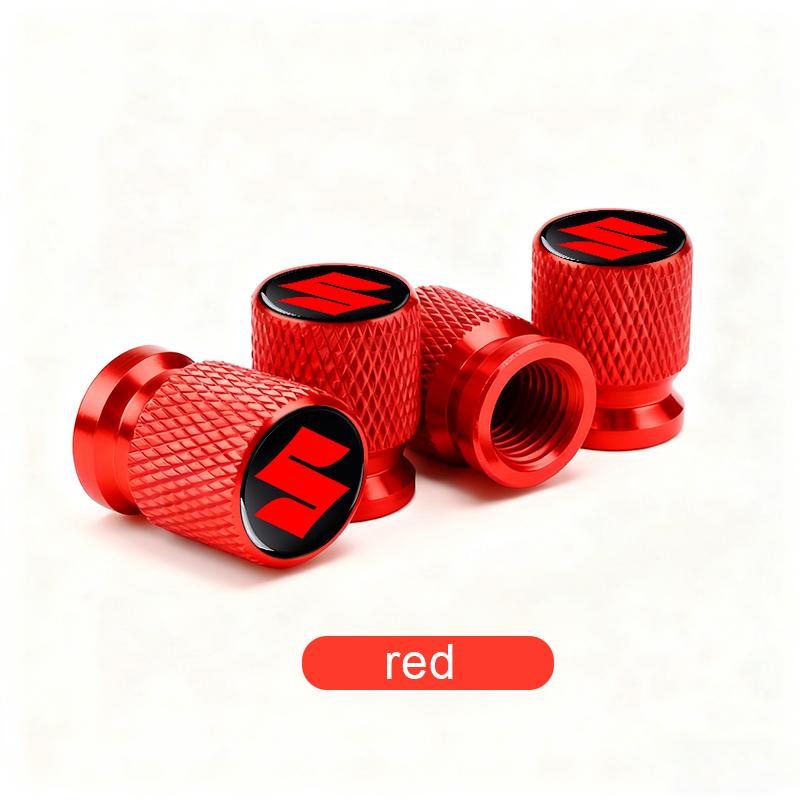 Car Wheel Tire Valve Caps Tyre Stem Covers Airdust Waterproof for Suzuki Swift Jimny Grand Vitara SX4 Samurai Spacia Liana Car
