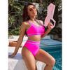 New sexy swimsuit women's bikini bikini split contrasting multi-color swimsuit