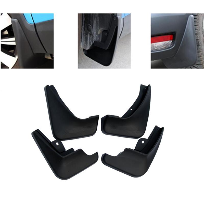 Car Cover Plastic Fender Soft Mudguard Protection Flaps Splash Mud Guard Frame 4PCs For Renault Captur 2015 2016 2017 2018