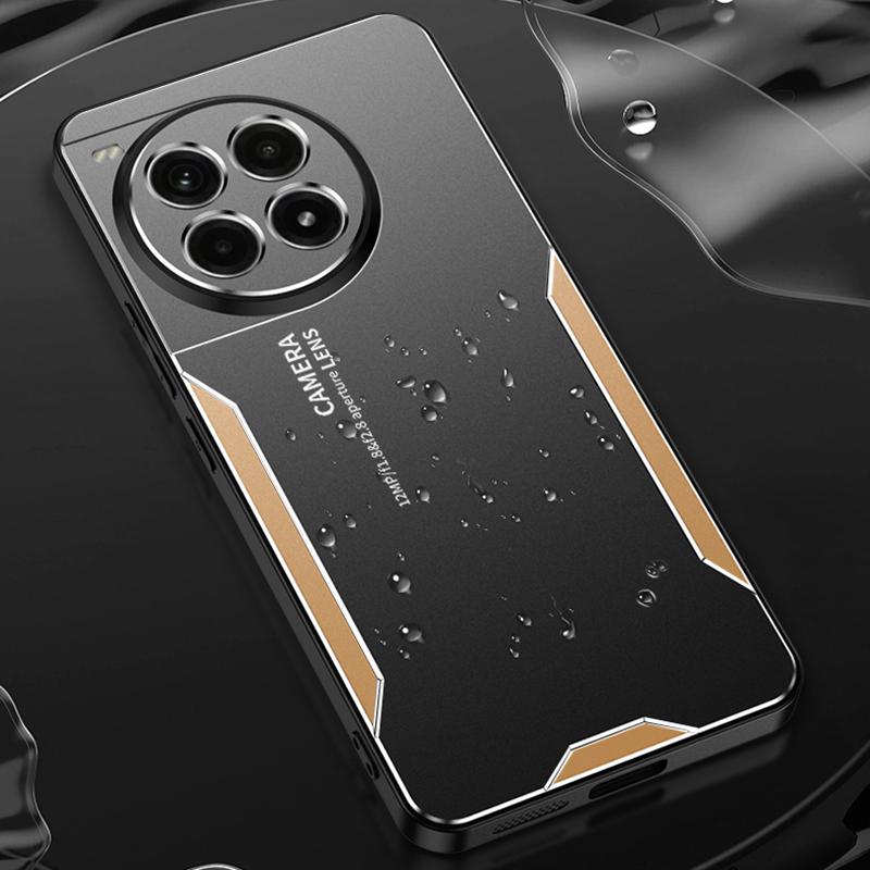 For OnePlus Ace 3 Pro 5G Case Anti-Drop Aluminium Alloy Hybrid Phone Cover